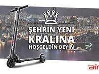Dünyanın ilk karbon fiber ve en hafif elektrikli scooteri: Airbike