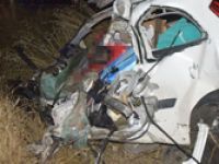Ağrı'da kaza: 2 ölü, 1 yaralı