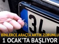 İstanbul'da ticari araçların tavan ve yanlarına da plakası yazılacak