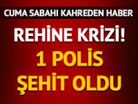 Birlikte yaşadığı kadını rehin aldı! Bir polisi şehit etti
