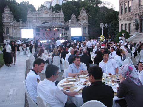 Dolmabahçede görkemli gece 6