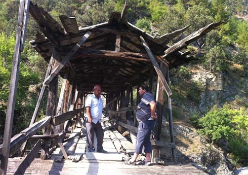 Kavak Köyü ile Dıvrana arasındaki o tarihi tahta köprü... 9