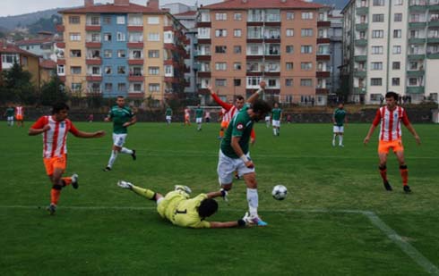 Ligin dibine demir attık 4