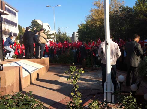 Çankırıda hain saldırıyı telin mitingi 18