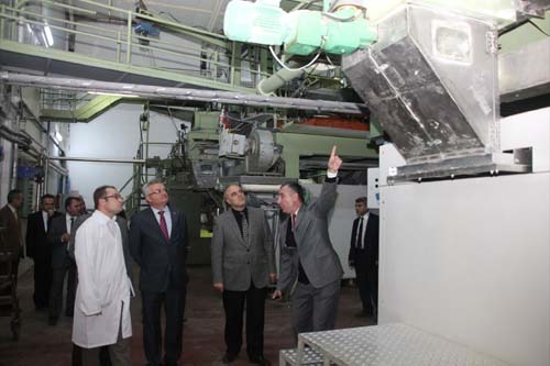 Vali Özcanın UNTAŞ ve Berrak Makarna ziyaretleri 20