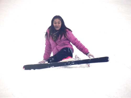 Çankırılı 500 öğrenci kayak ile tanışıyor 2