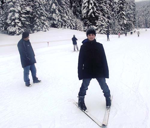 Çankırılı 500 öğrenci kayak ile tanışıyor 3