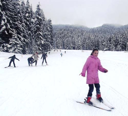Çankırılı 500 öğrenci kayak ile tanışıyor 5