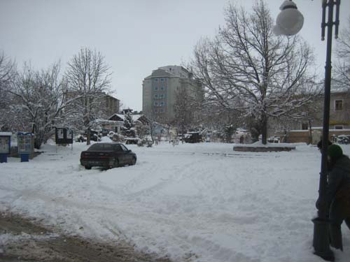 Çankırı Merkezde kar kalınlığı 30 santim 3