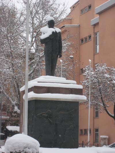 Çankırı Merkezde kar kalınlığı 30 santim 5