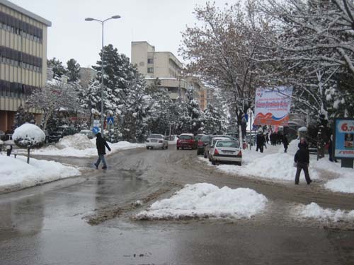 Çankırı Merkezde kar kalınlığı 30 santim 9