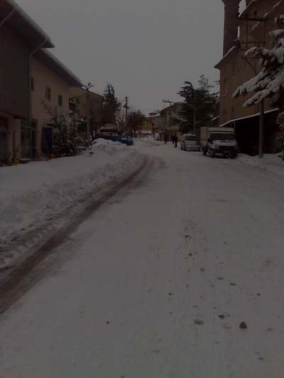 Kara kış Korgunda da etkisini gösterdi 1