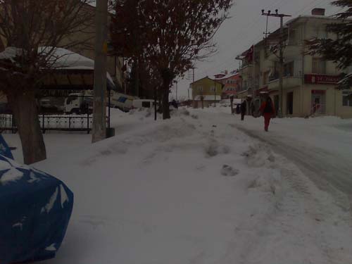 Kara kış Korgunda da etkisini gösterdi 11