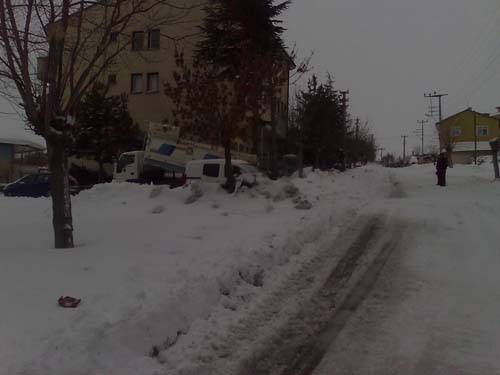 Kara kış Korgunda da etkisini gösterdi 12