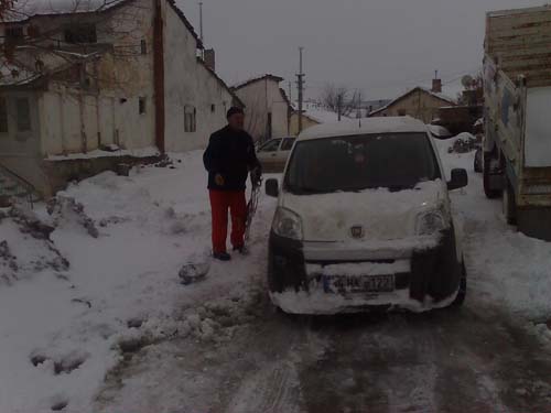 Kara kış Korgunda da etkisini gösterdi 13