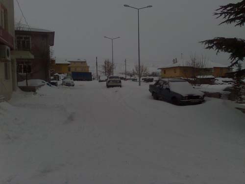 Kara kış Korgunda da etkisini gösterdi 14