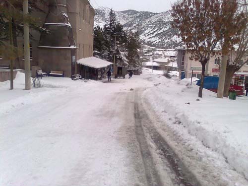 Kara kış Korgunda da etkisini gösterdi 15