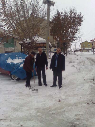 Kara kış Korgunda da etkisini gösterdi 16