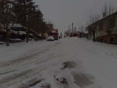 Kara kış Korgunda da etkisini gösterdi 4