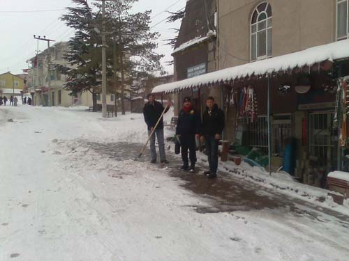 Kara kış Korgunda da etkisini gösterdi 8