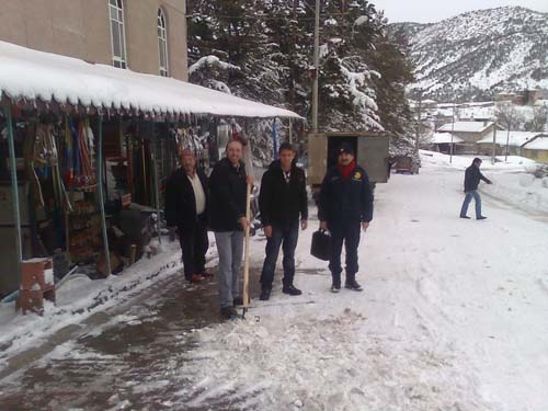 Kara kış Korgunda da etkisini gösterdi 9