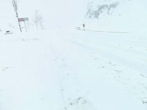 Çankırı - Ankara karayolundan kış görüntüleri 2