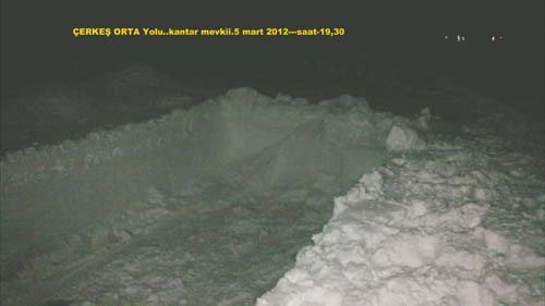 Orta-Çerkeş karayolu 6 gündür trafiğe kapalı 11