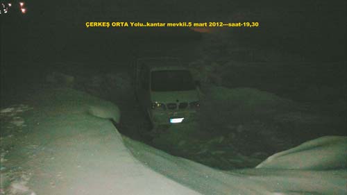 Orta-Çerkeş karayolu 6 gündür trafiğe kapalı 12