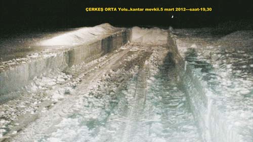 Orta-Çerkeş karayolu 6 gündür trafiğe kapalı 4