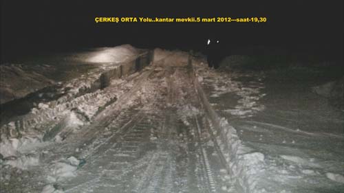 Orta-Çerkeş karayolu 6 gündür trafiğe kapalı 5