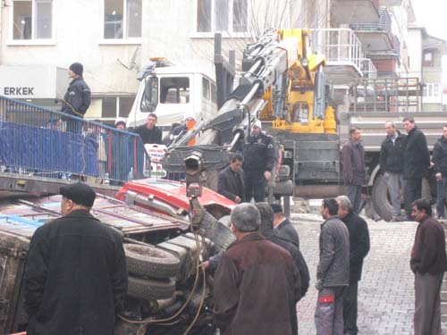 Şans eseri can kaybı yok 9