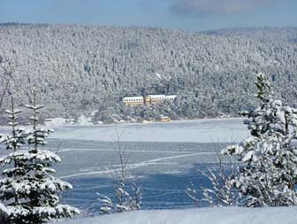 Abant Gölü dondu! 5