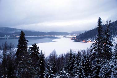 Abant Gölü dondu! 8