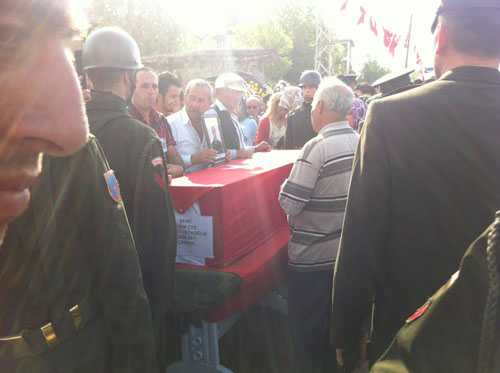 Çankırı şehidini uğurladı 12