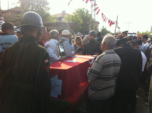 Çankırı şehidini uğurladı 13