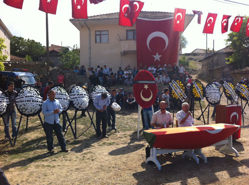 Çankırı şehidini uğurladı 2