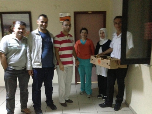 Başhekim Topcudan sahur ikramı 6