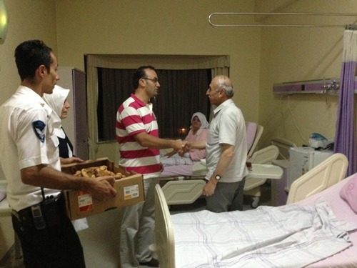 Başhekim Topcudan sahur ikramı 8