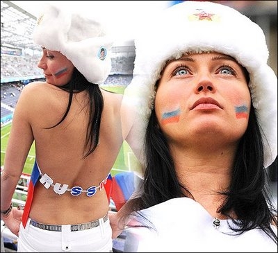 Rus taraftarlar büyüledi 17