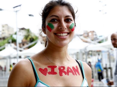 İranlı taraftarlar Brezilya'yı salladı 19