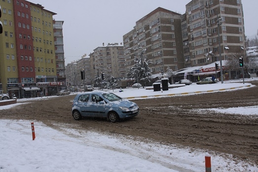 Yeni yılda yağan ilk kar sonrası Çankırı... 10