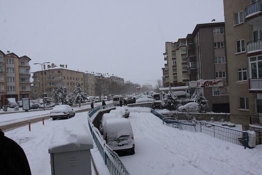 Yeni yılda yağan ilk kar sonrası Çankırı... 11