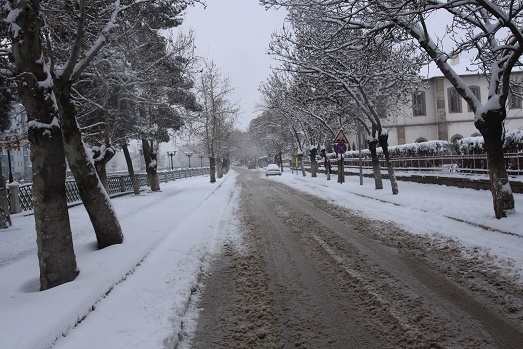 Yeni yılda yağan ilk kar sonrası Çankırı... 13
