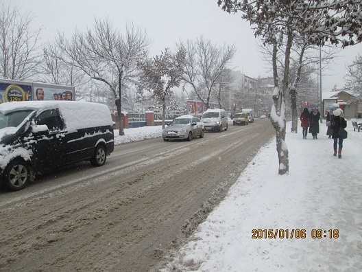 Yeni yılda yağan ilk kar sonrası Çankırı... 22