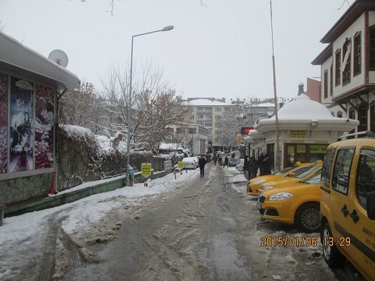 Yeni yılda yağan ilk kar sonrası Çankırı... 30