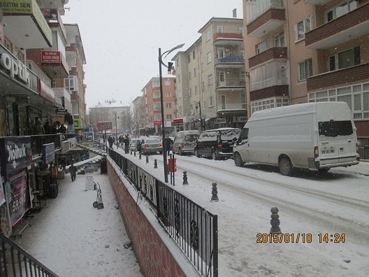 Yeni yılda yağan ilk kar sonrası Çankırı... 32