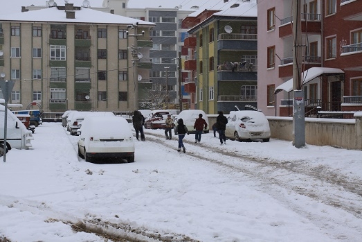 Yeni yılda yağan ilk kar sonrası Çankırı... 7
