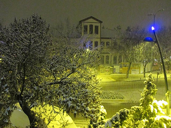 Çankırı beyaza büründü 1