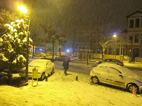 Çankırı beyaza büründü 2