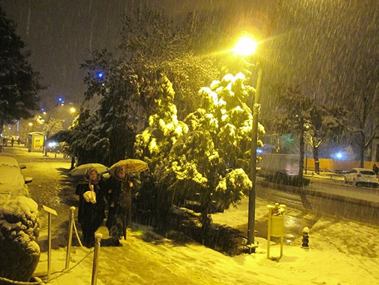 Çankırı beyaza büründü 3